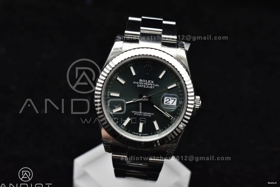 Dial VS3235 1:1 On Oyster DateJust SS 904L 41 Bracelet Edition 126334 Green Best VSF 0512